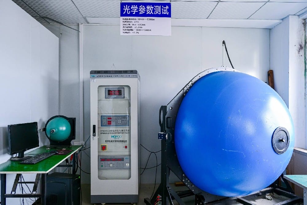 Optical parameter testing