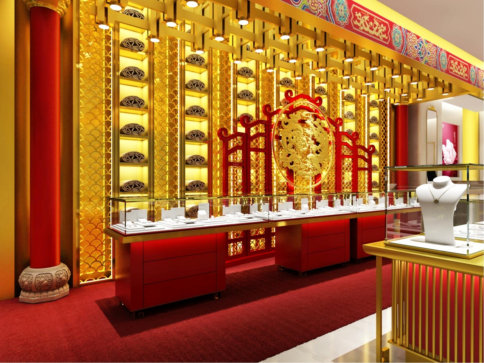 临泉老庙珠宝照明案例