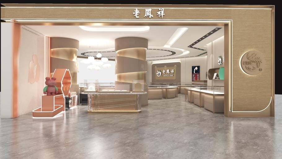 常州武进老凤祥珠宝照明案例